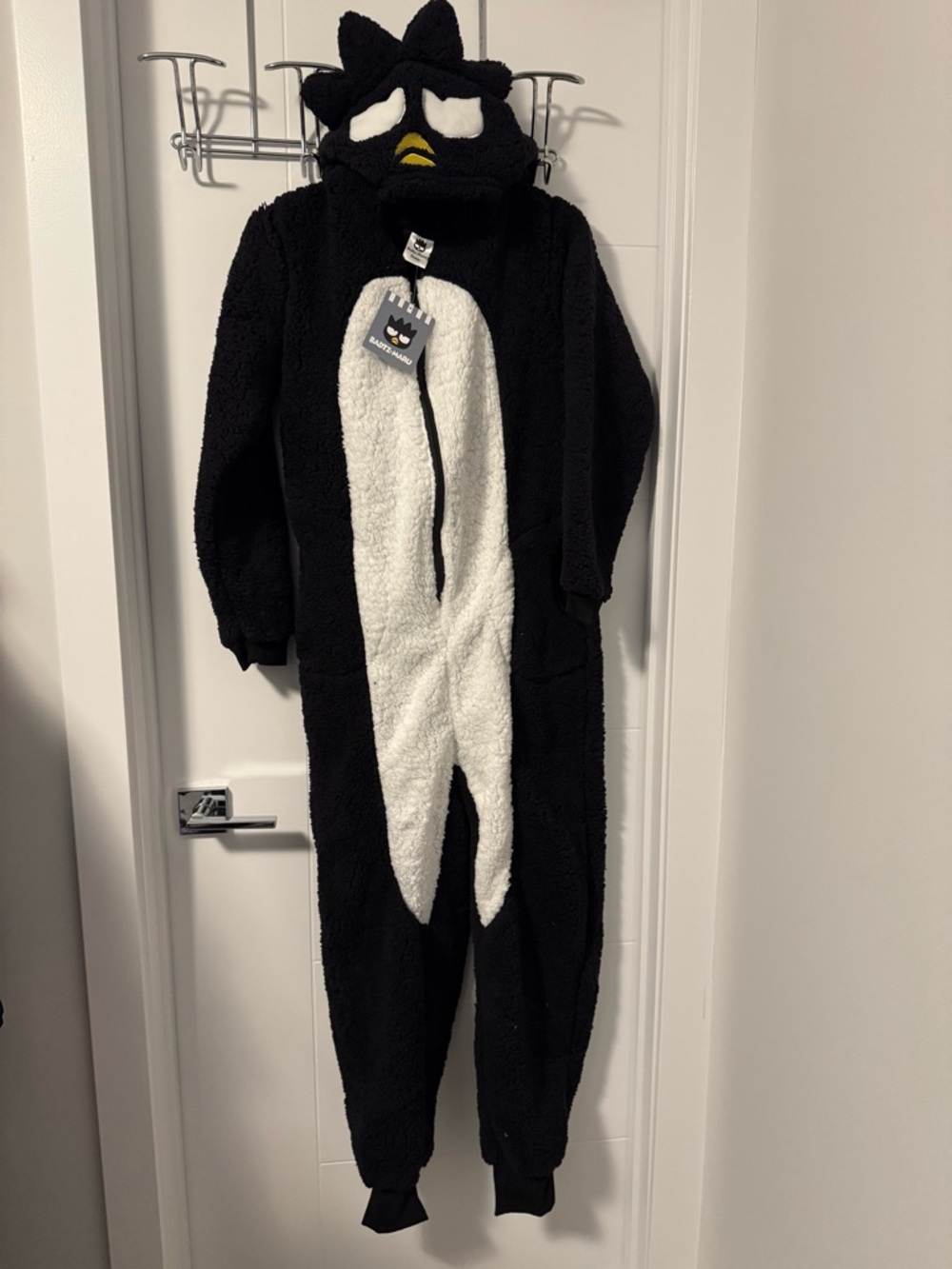 Brand New Sanrio Badtz-Maru Sherpa Onesie, Women's size M